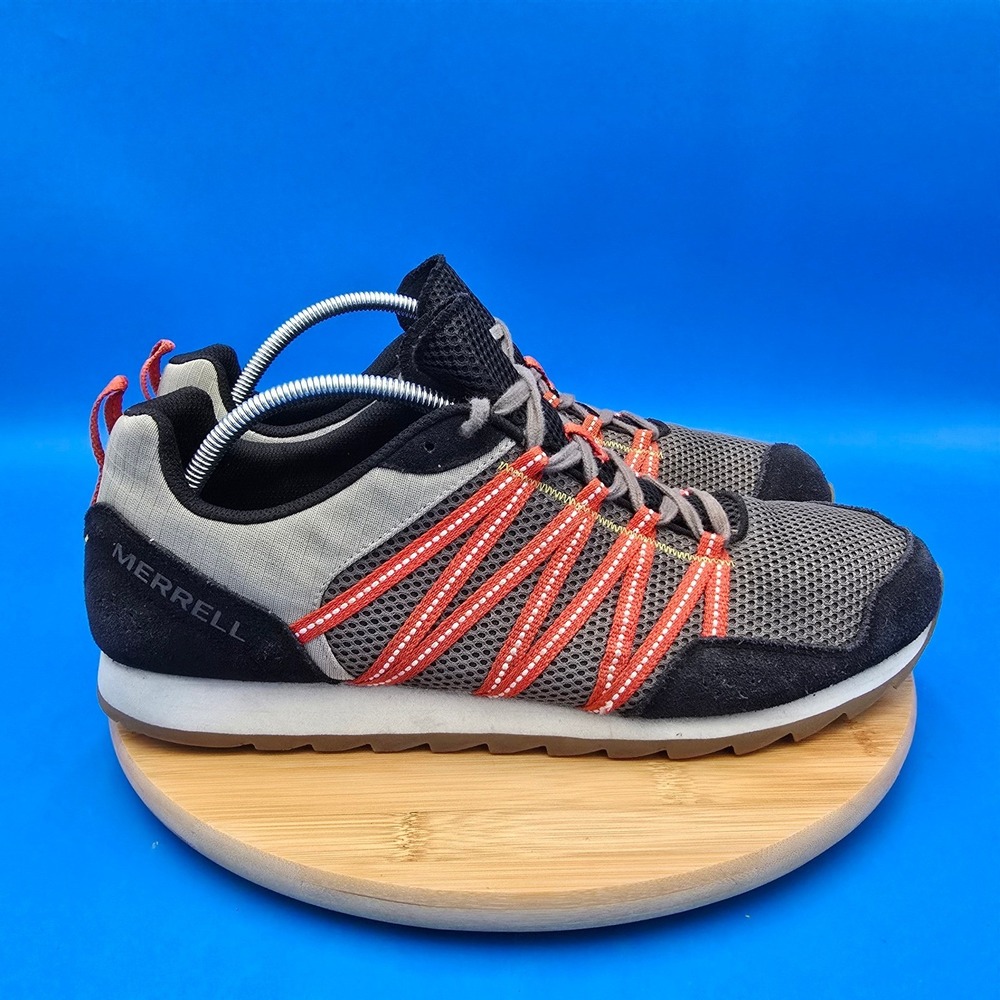 Merrell J004305 Mens Trail Running Shoes Sneakers Olive Orange Black Size 15